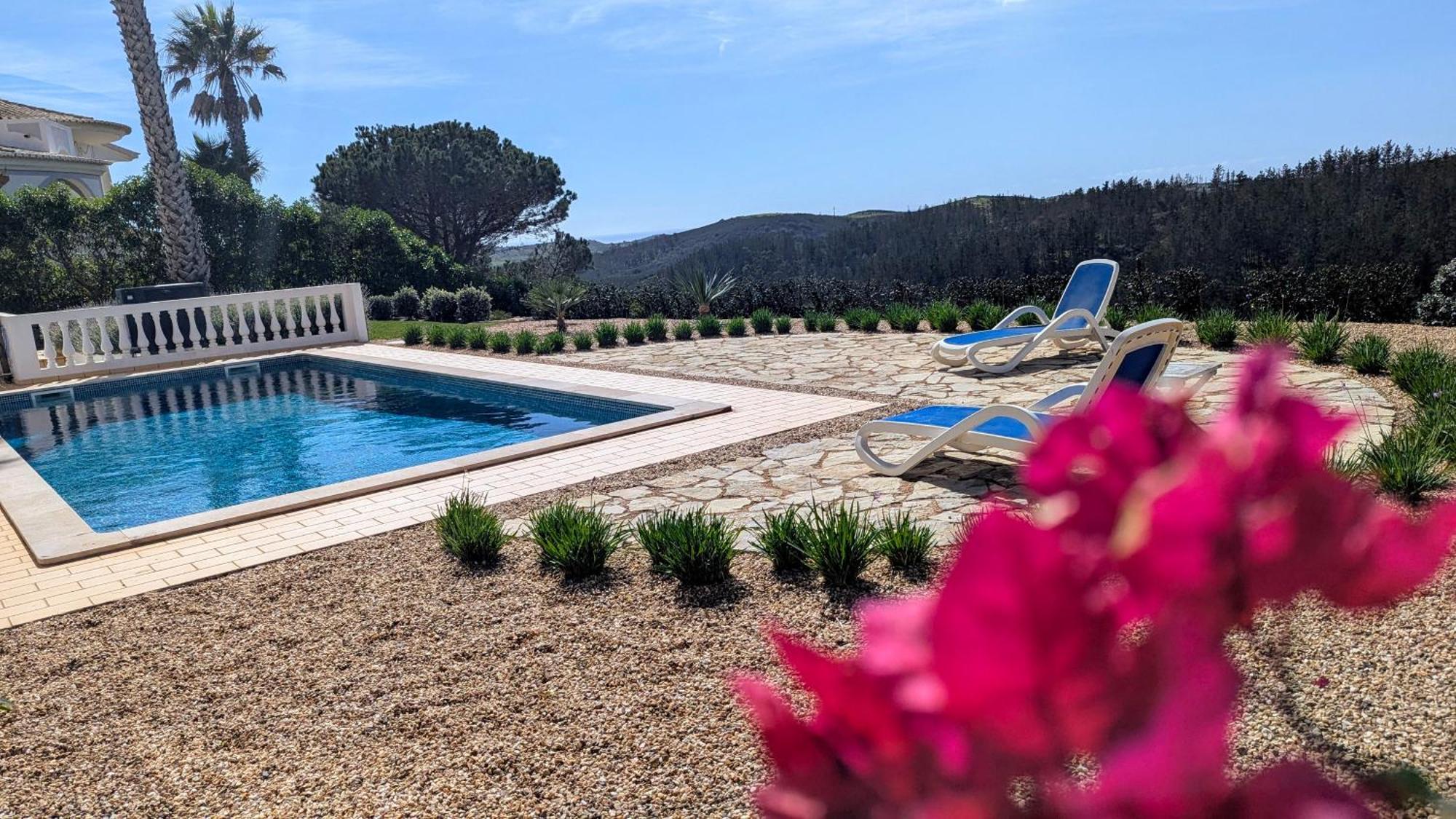 Stunning Villa With Pool & View Near Beach Budens Exterior foto