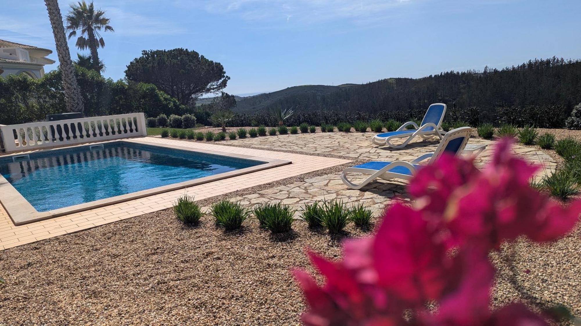 Stunning Villa With Pool & View Near Beach Budens Exterior foto