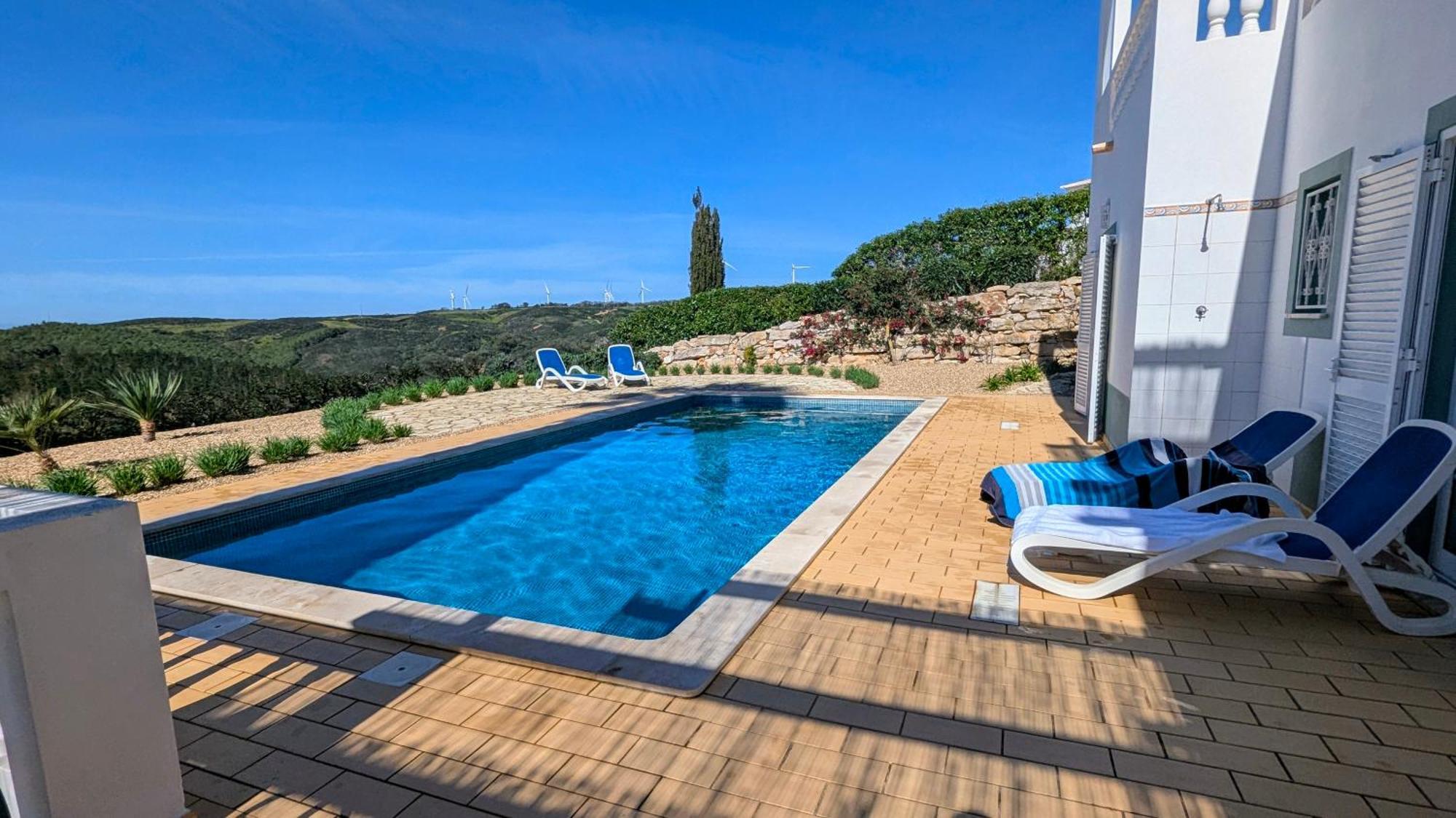 Stunning Villa With Pool & View Near Beach Budens Exterior foto